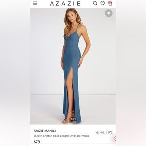 Azazie Manila Bermuda Bridesmaid dress